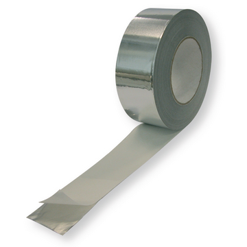 Zuiver aluminium tape PE 30µ 50 mm x 50 m